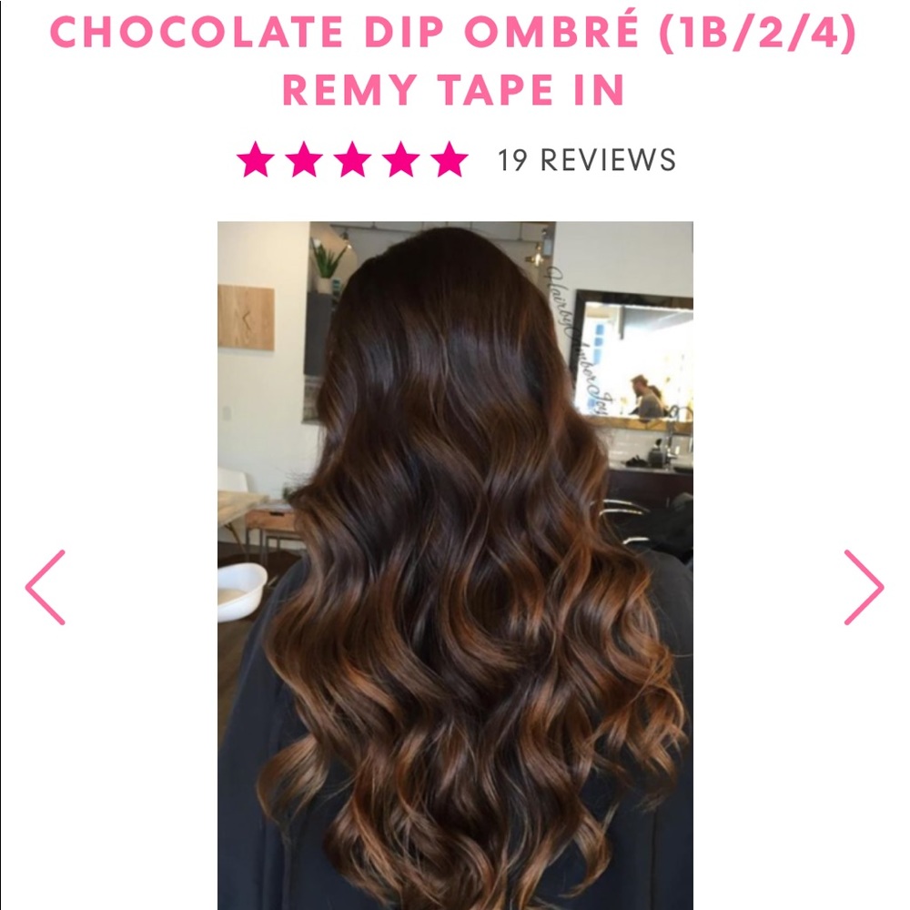 Glam Seemless 20” tape in extensions